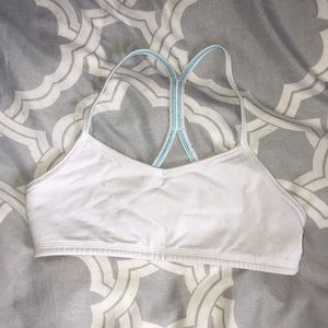 Girl’s White ivivva Sports Bra